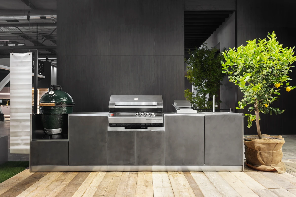 Stainless Steel Outdoor Cabinet with Foldable Table Stainless Steel Outdoor Cabinet with UV Protection Stainless Steel Cabinetry