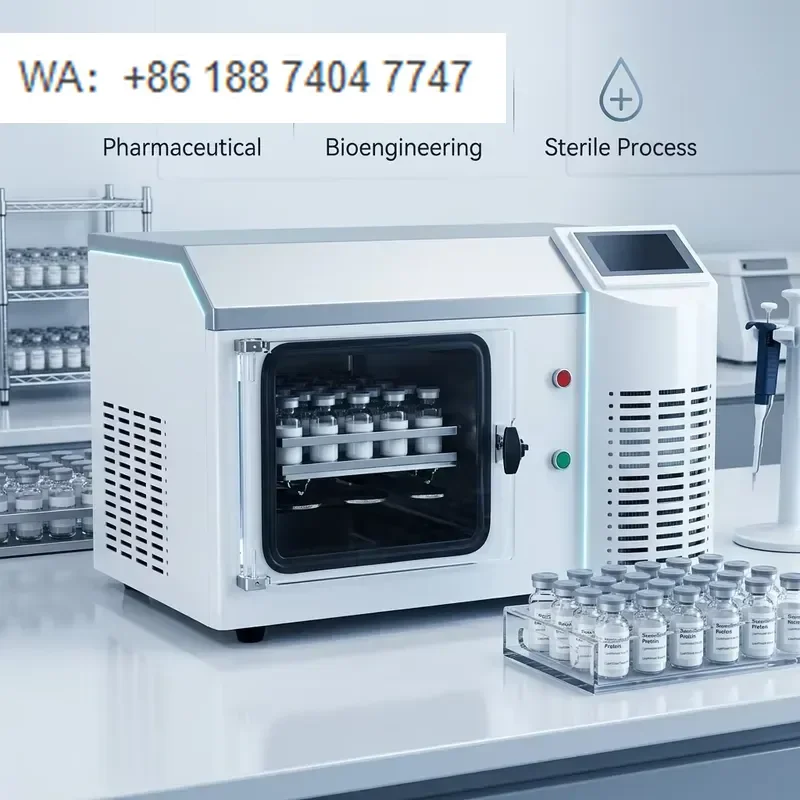 for Industrial Automatic Pilot Freeze Dryer PLC Control Vacuum Pump Core Components Shelf Temperature High Drying