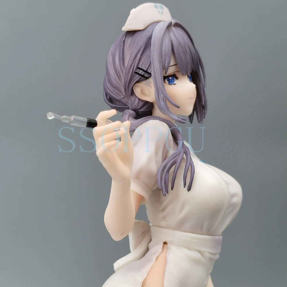 متوفر 17 سنتيمتر ساوتومي شينو ممرضة 1/7 انمي ياباني فتاة بولي كلوريد الفينيل عمل الشكل لعبة شينو ساوتومي تمثال الكبار جمع نموذج دمية