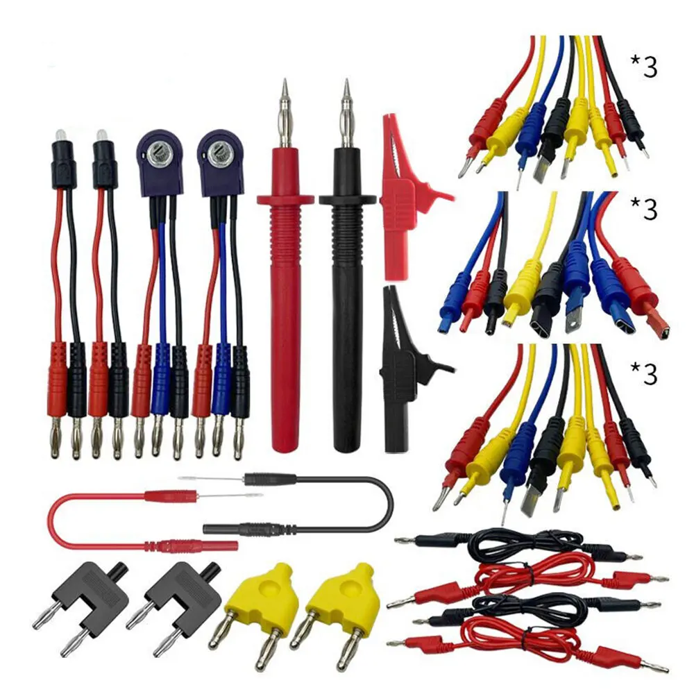 Diagnostic Tools Test Cables Automotive Tool Adapter Test Cables Test Tips Cable Set OBD2 Car Accessories