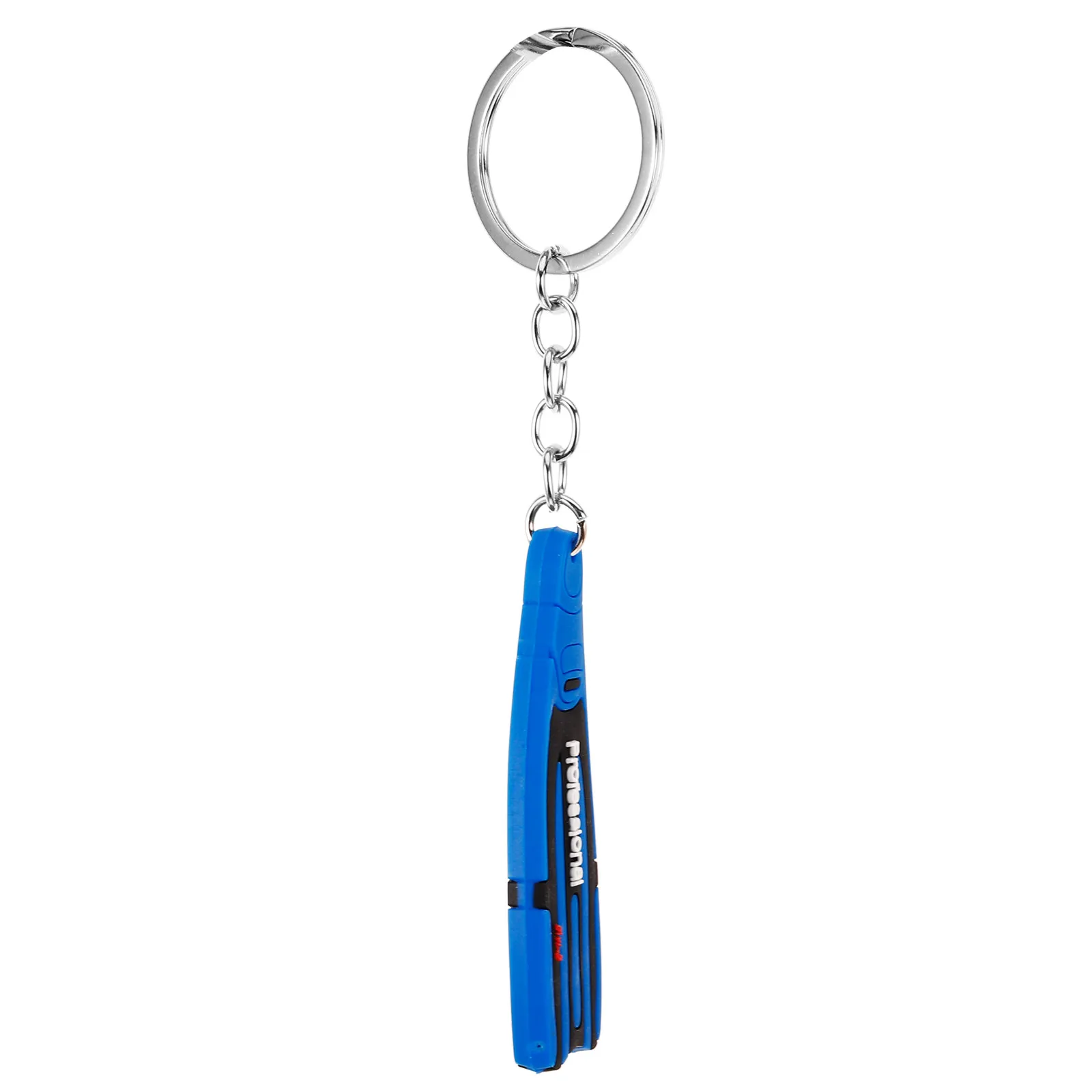 Silicone Diving Keychain Zinc Alloy Flipper Design Portable Lightweight Keyring Pendant for Diving Enthusiasts Backpack Bag
