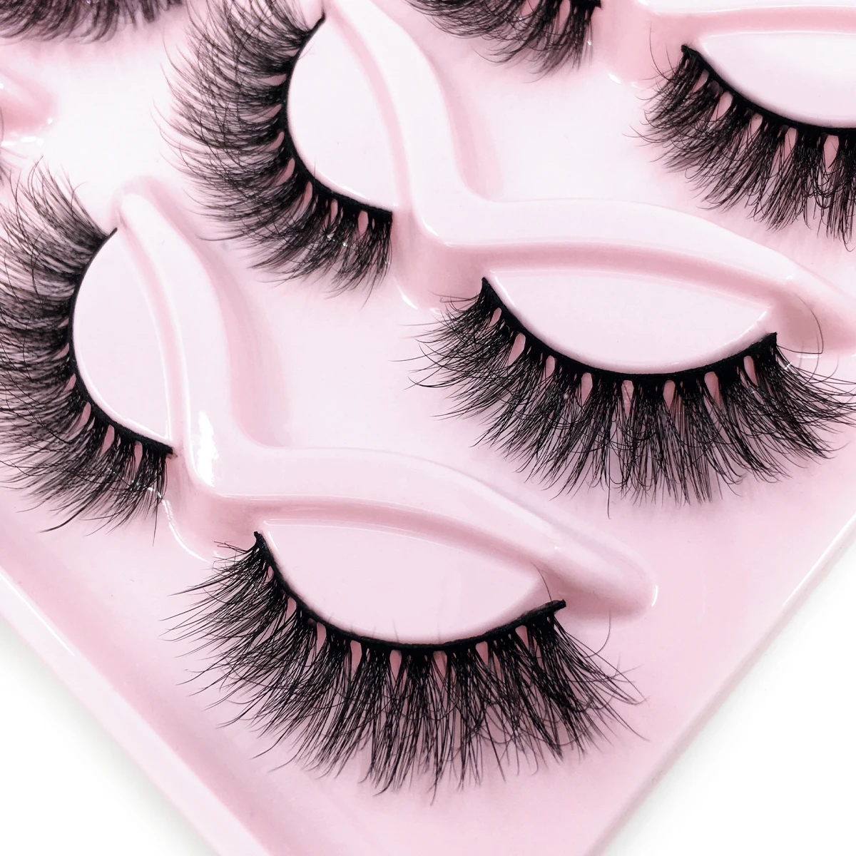 5/10pairs Eyelashes Mink Eyelashes Thick Natural Long False Eyelashes 3D Mink Lashes High Volume Soft Dramatic Eye Lashes Makeup