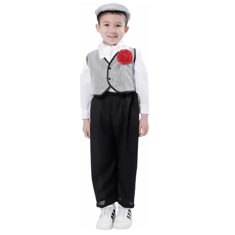 qq28LQKebedo moda infantil Chulapo típico traje elegante Madrilenian, Manolo, tradicional Majo San Isidro de laS