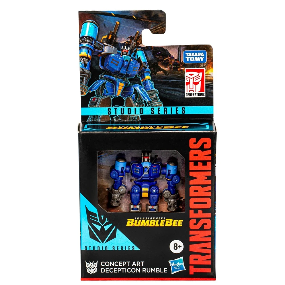 [재고 있음] Hasbro Transformers Studio 시리즈 코어 클래스 Rumble & Frenzy 9cm 액션 애니메이션 피규어 멋진 로봇 모델 장식 장난감