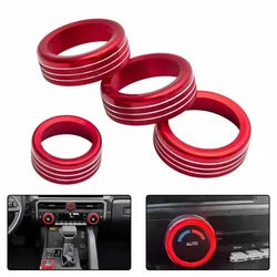 1set Auto Air Conditioning Knob Cover Auto Center Console Air Conditioner Switch Covers For Toyota For Tacoma For 4 Runner 2024+