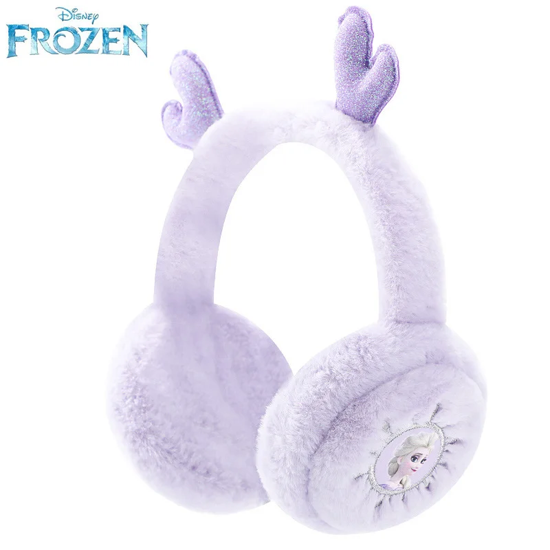 Disney Movie Frozen Elsa Ear Warmer Childrens Earmuffs Princess Winter Kawaii Warm Baby Earmuffs Girls Earbags Christmas Gifts