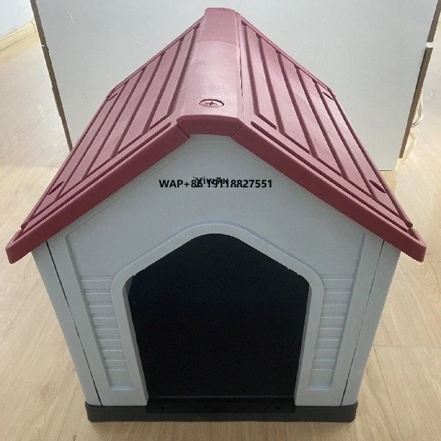 YIWAN Hot Sale Easy to Assemble and Clean Dog Houses Outdoor Dog Kennel Foldable Plastic Houses for Pet Cat Dog Pet House