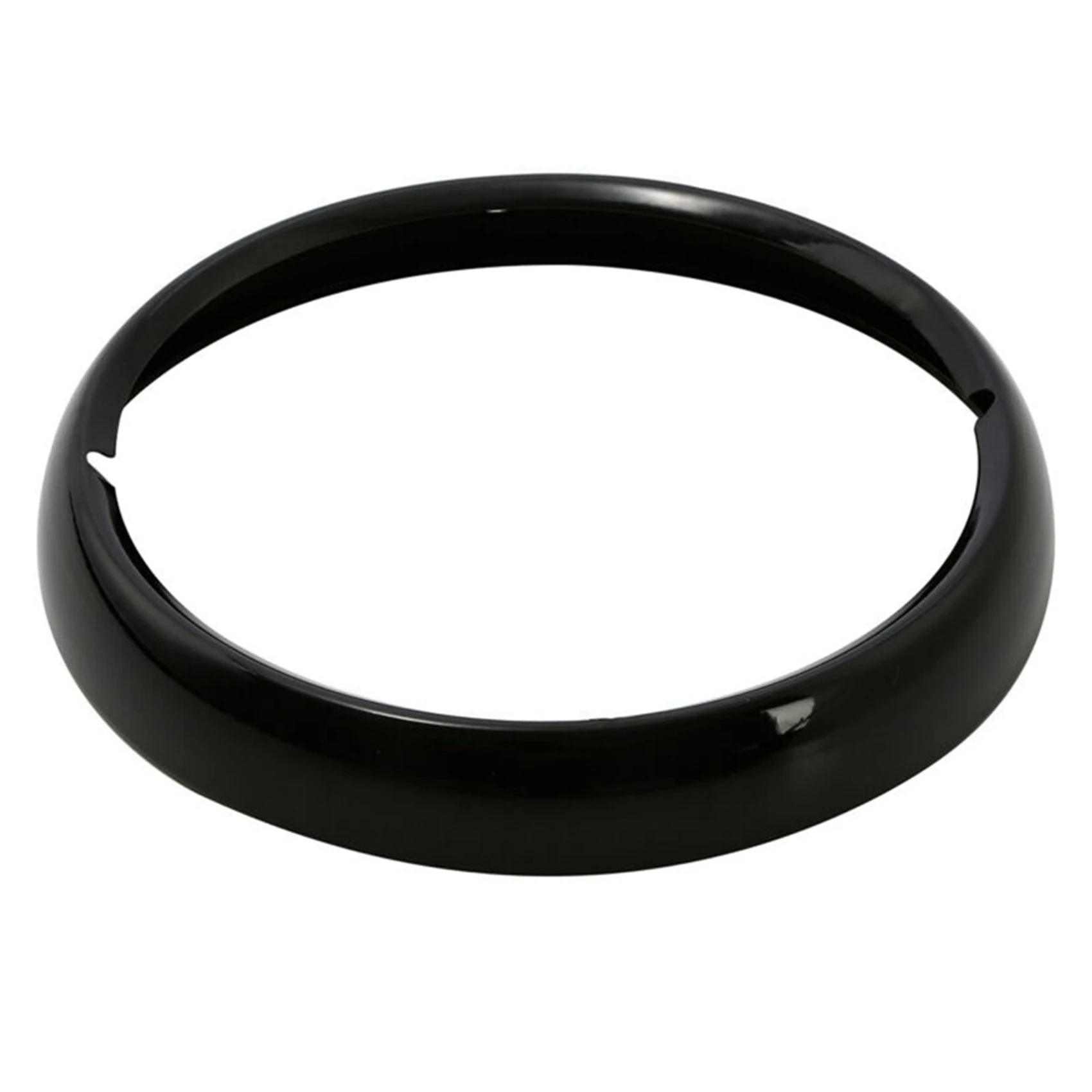 Strange 2X Motorcycle Black 7 Inch Headlight Trim Ring For Touring Electra Glide Street Glide Road King
