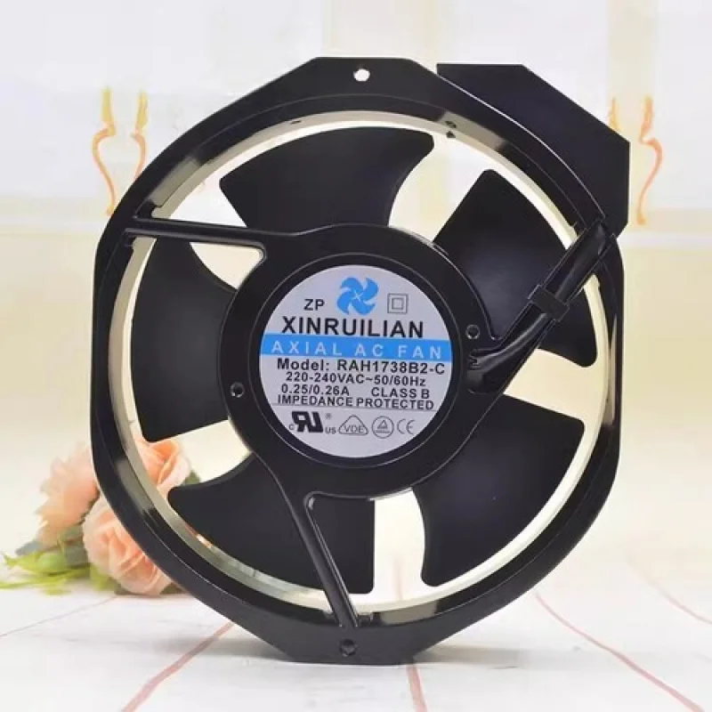 

Y FOR XINRUILIAN RAH1738B2-C 17238 AC220V-240V 0.25A/0.26A Cooling Fan