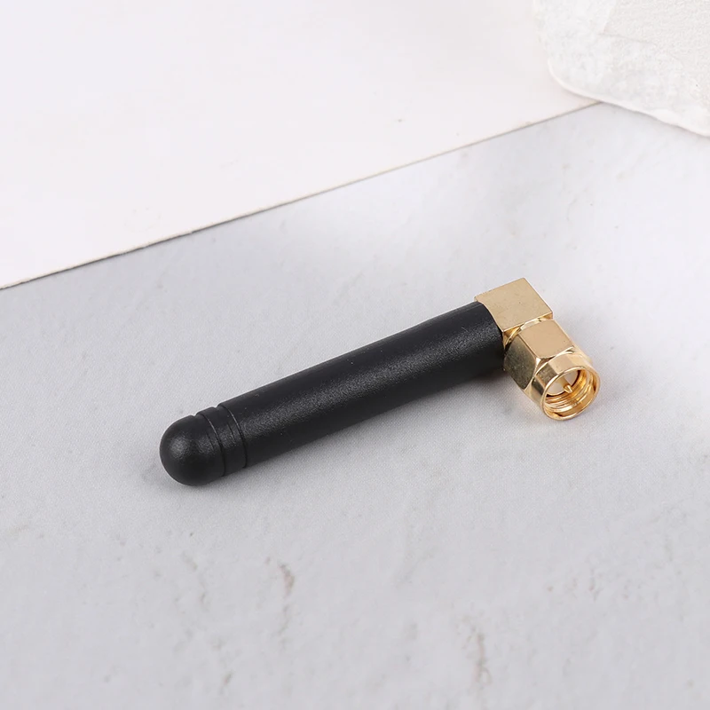 GSM Omnidirectional High Gain Rubber Rod Antenna Bend WiFi Module DTU Internal Pin