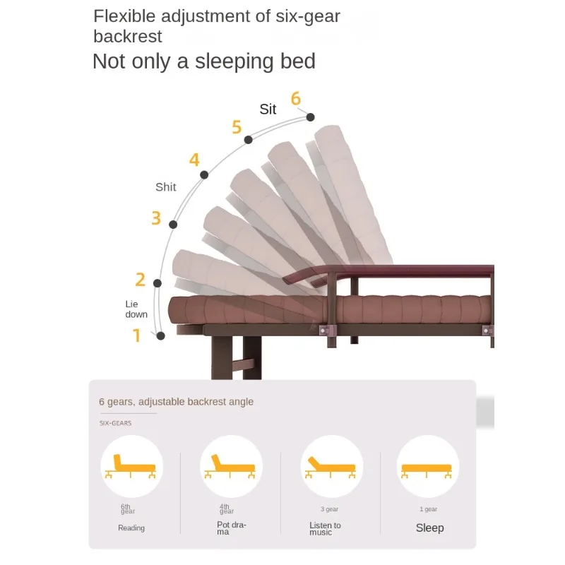 Lunch break folding bed single office lounge chair workstation nap artifact hospital escort bed home adult camp bed