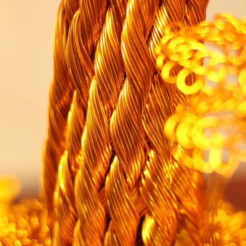 Árvore da fortuna pura tecida à mão, árvore de dinheiro, artesanato, decoração de casa, inauguração