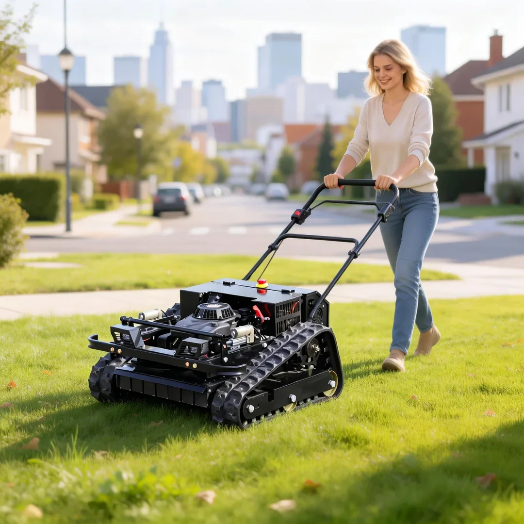 

Customized Zero Turn Remote Control Lawn Mower - 550mm Cutting Width Factory Direct Sales Garden Tool