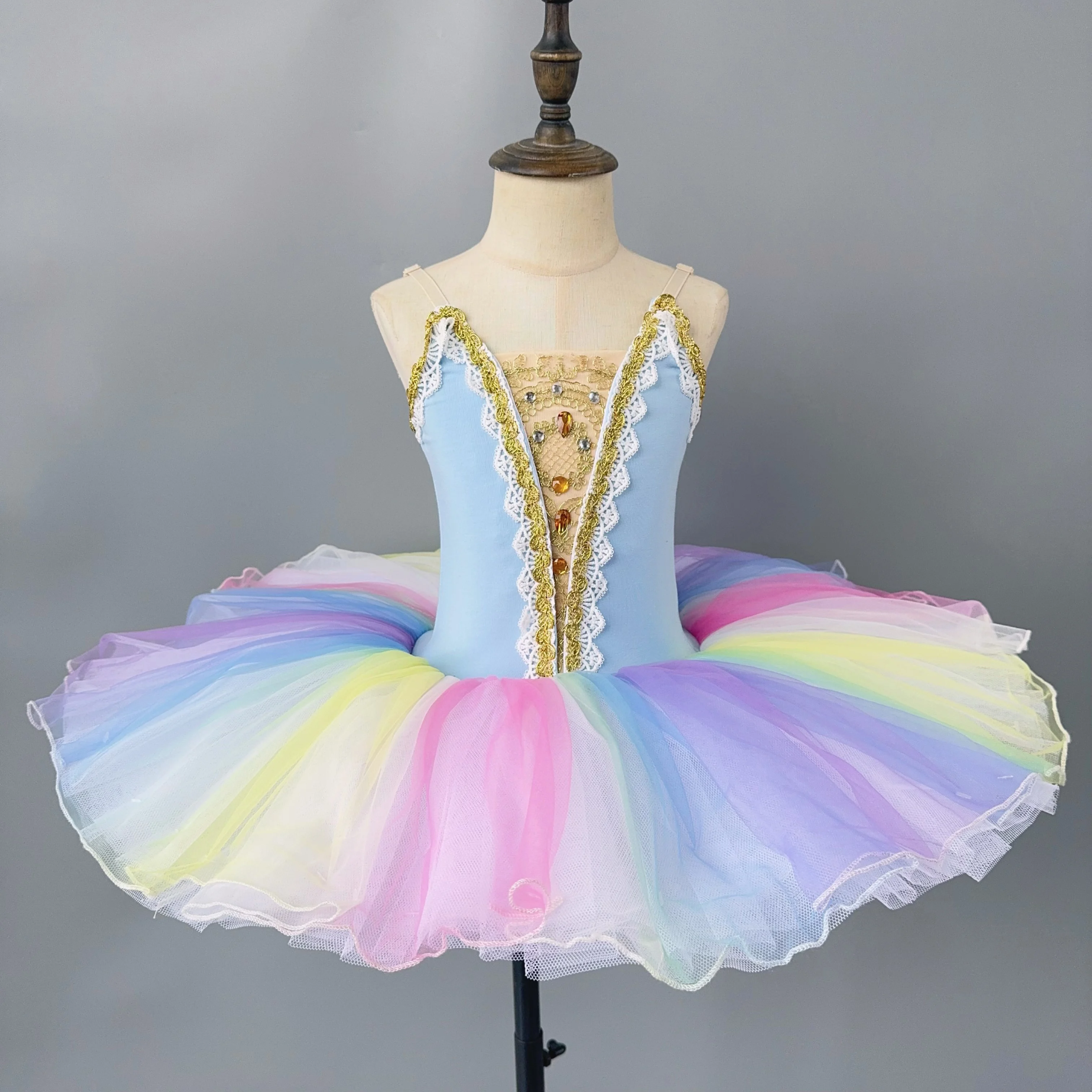 

Kids Tutu Ballet Swan Lake Ballet Costume Ballerina Performance Dance Outfit Professional Ballet Dress Tutu Dancewear for Girls