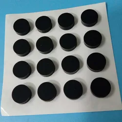 8 stücke 4,5-20mm Anti-slip Schwarz Selbst Klebe Runde Silikon Gummi Füße Pad Laptops Tastaturen Rechner monitore Anti-skid Pads