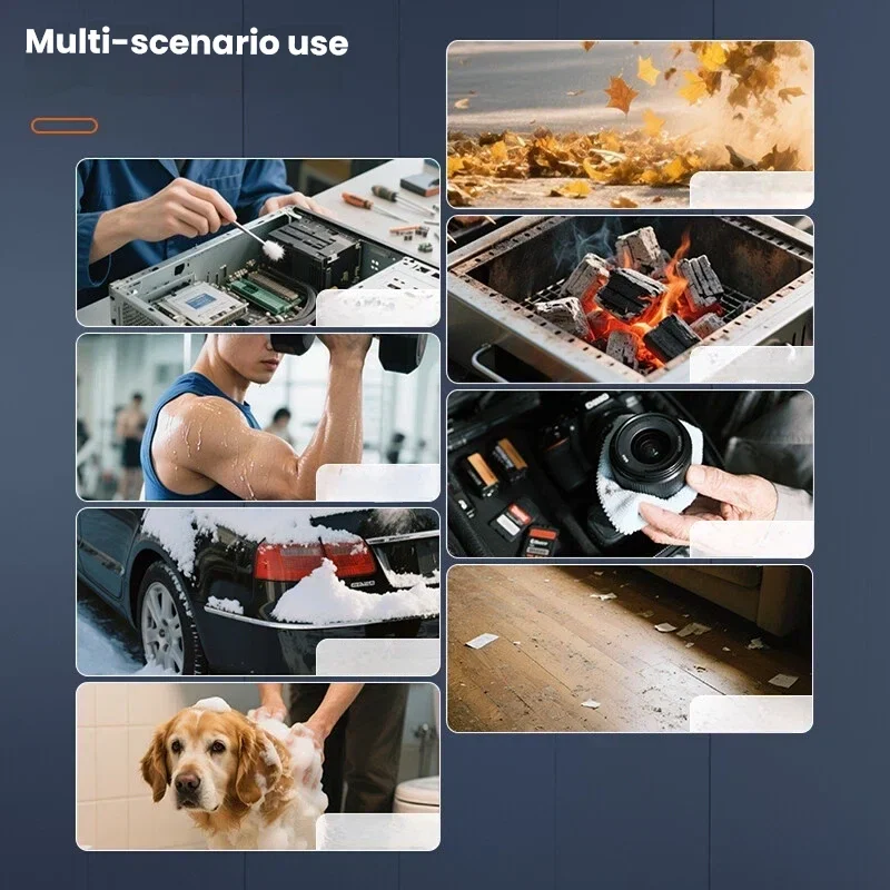 X8 منفاخ نفاث 580000 دورة في الدقيقة منفاخ هواء قوي 60 متر/الثانية سرعة الرياح فرش منفاخ هواء منفاخ هواء مضغوط كهربائي