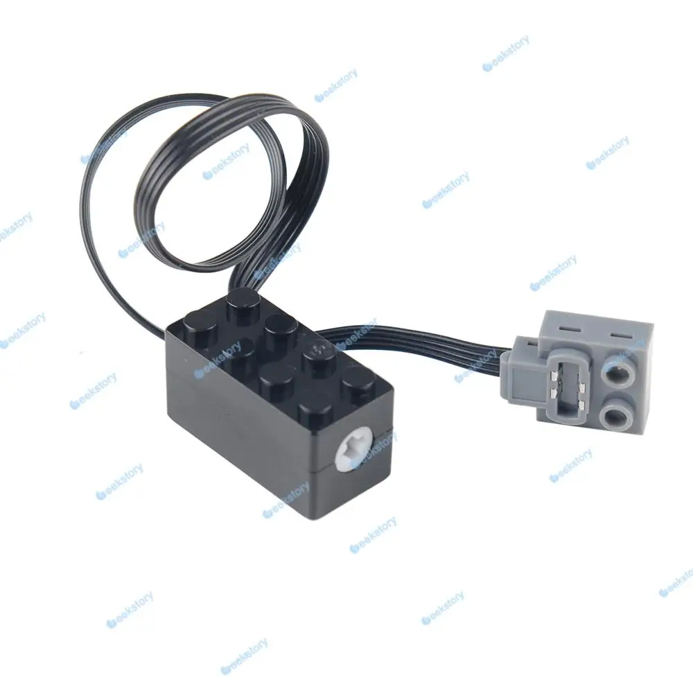 MOC S-tecnología de Motor de accionamiento, piezas de ladrillos, funciones de potencia, soporte para marcha adelante, marcha lenta, bloque de torsión, Motor, accesorios de juguetes