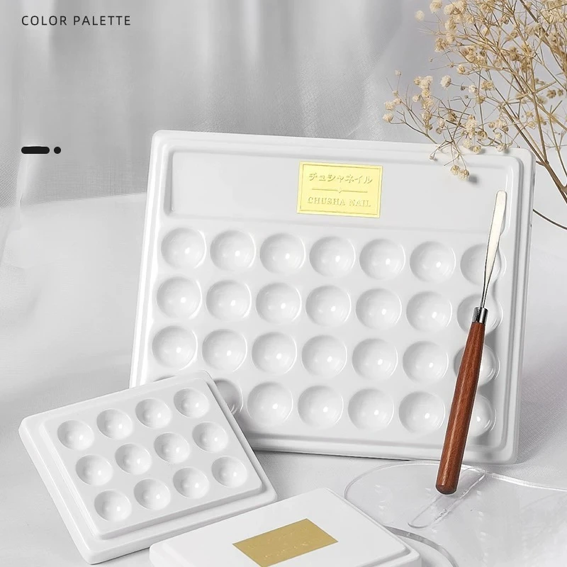 Imitation Porcelain Color Palette Painting Pigments Art Students Color Palettes Painting Professional Art Tools Paint Palette