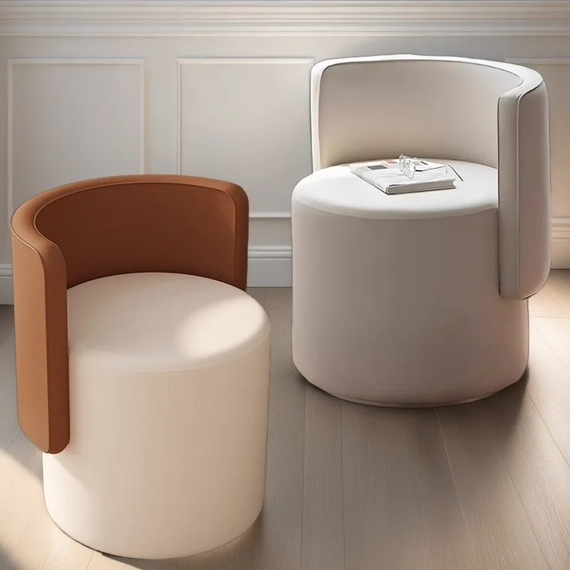 

Bedroom light luxury premium makeup stool master bedroom dressing stool chair simple backrest dresser stool home makeup chair