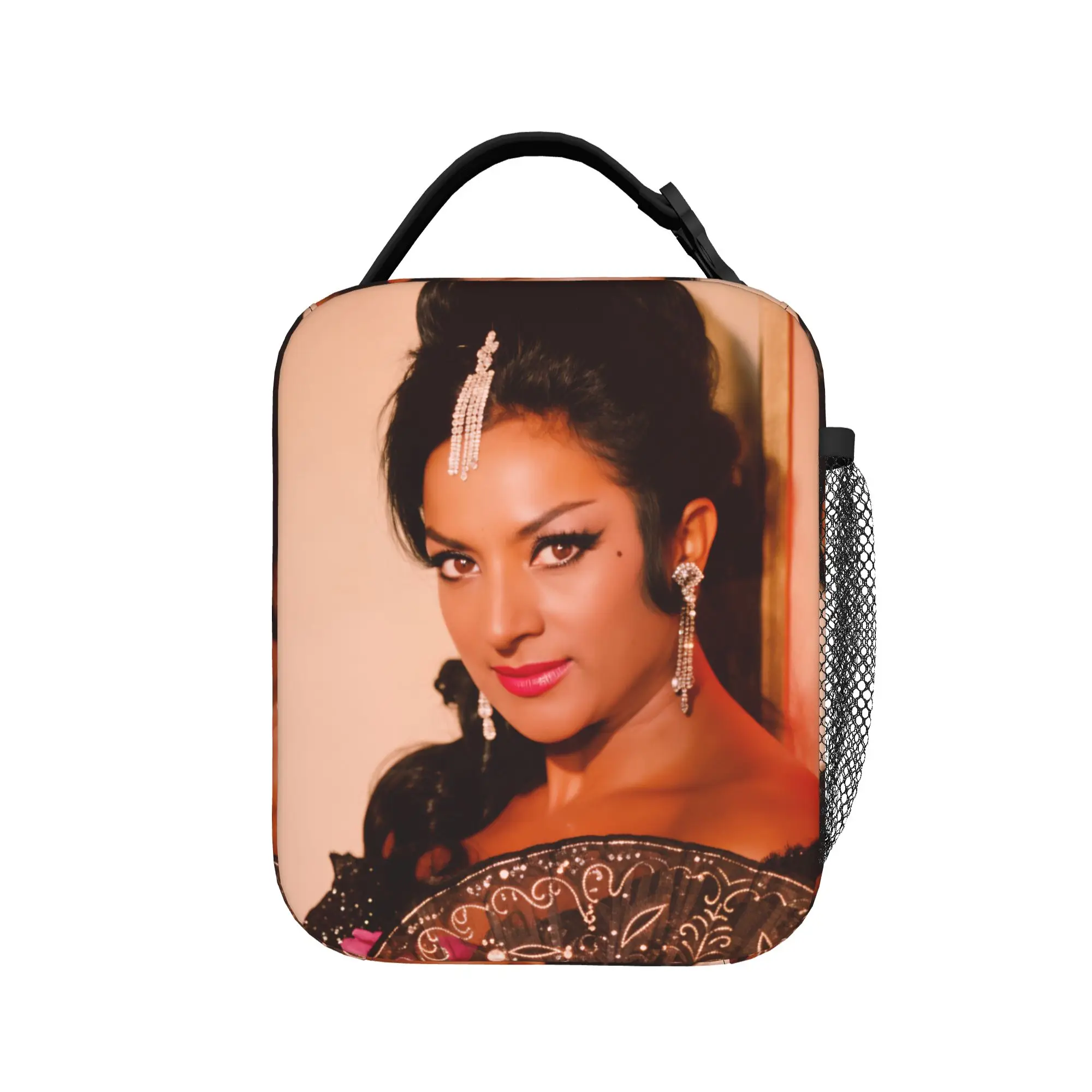 Lola Flores Spanish Dancer  Lunch Bag  Office Lunch Box For Women Fun Print Thermal Tote Handbags Waterproof Portable Cooler Bag