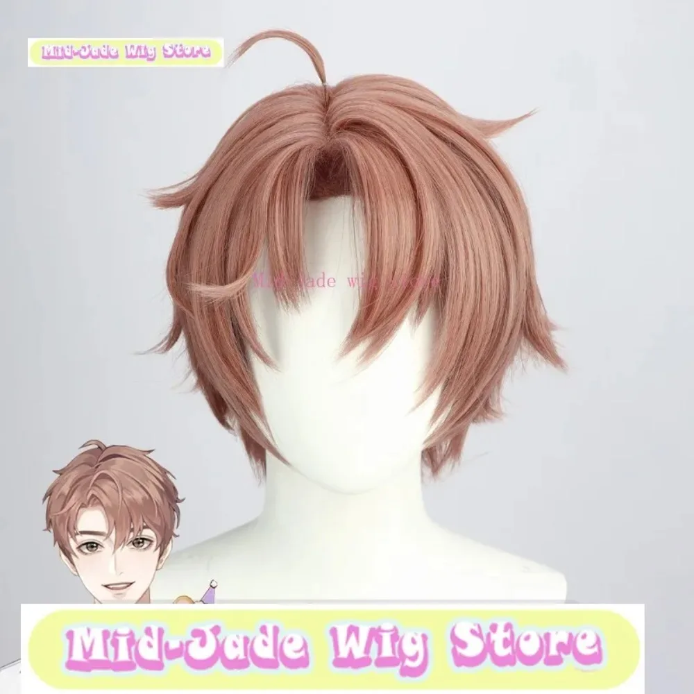 Mid-jade 가발 매장 스타 라이트 포레스트 코스프레 가발 애니메이션 게임 코스프레 시뮬레이션 두피 합성 머리 사마귀 둥지 남자 할로윈 가발