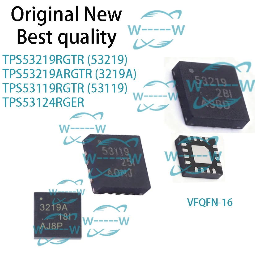 (5-30PCS)NEW TPS53219RGTR 53219 TPS53219ARGTR 3219A TPS53119RGTR 53119 TPS53124RGER TPS53219 TPS53219A TPS53119 TPS53124 IC CHIP