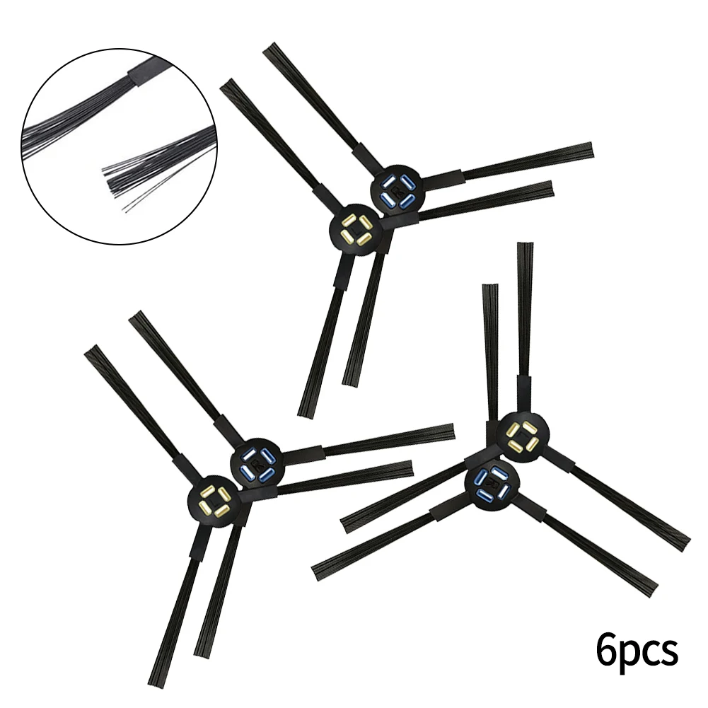 6 Pieces Side Brushes For / For ILIFE A10 Vacuum Mopping Robot Vacuum Cleaner Accessories Spare Parts Home Appliance