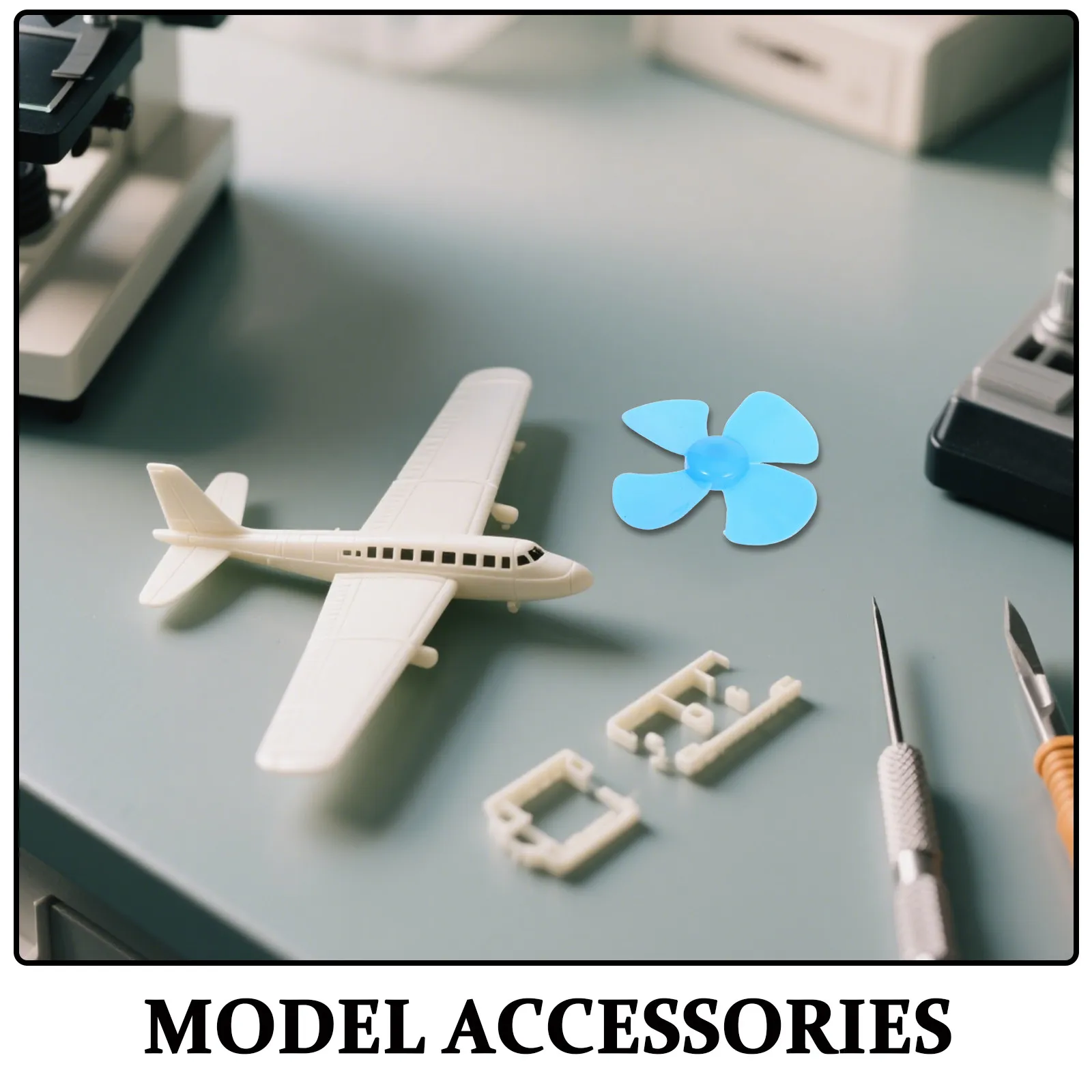 20 Pcs Diy Science Mini Fan Blade Crafts Making Car Model Propellers for Projects