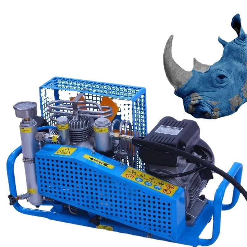 Automatic shutdown of submersible gas cylinders, high-pressure pumps, firefighting air respirators