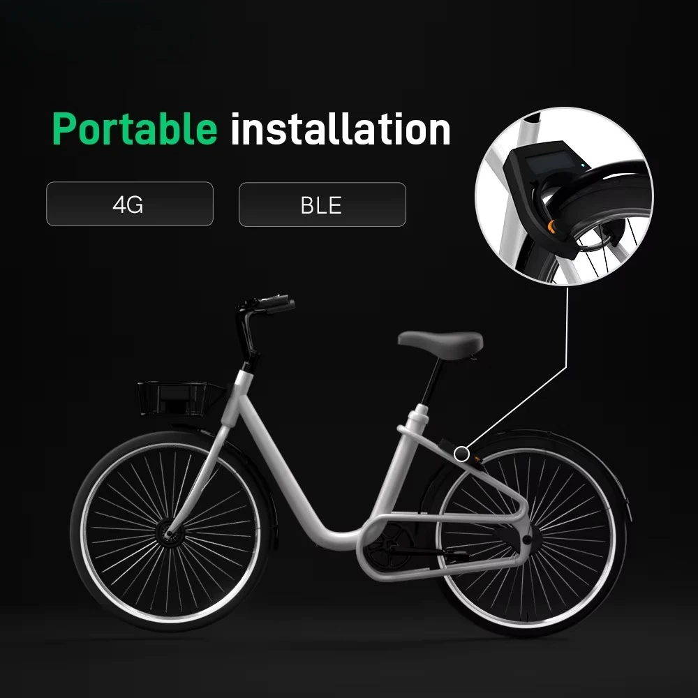 NFC Bike Smart Lock Bicycle Alarm Lock With APP QR Code Unlock Horseshoe Wheel Lock
