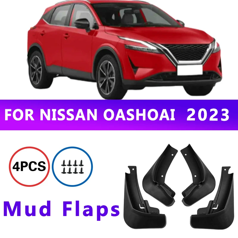 

Mud Flaps Fit for NISSAN OASHOAI 2023 Mudguards Tire Fenders Splash Proof Accessories Wheel Guards 4ps