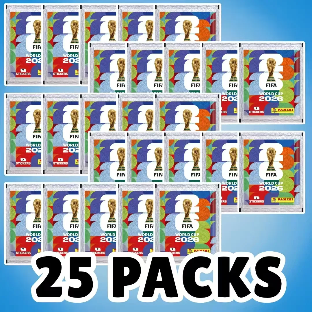 In Stock Panini 2026 FIFA World Cup Sticker Pack Panini Soccer Card Panini Cards Soccer Memorabilia Collection Football Cards
