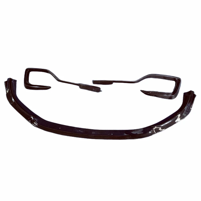 

Для Maserati Giberi карбоновый край переднего бампера, комплект лезвий переднего бампера, 14-17 лет