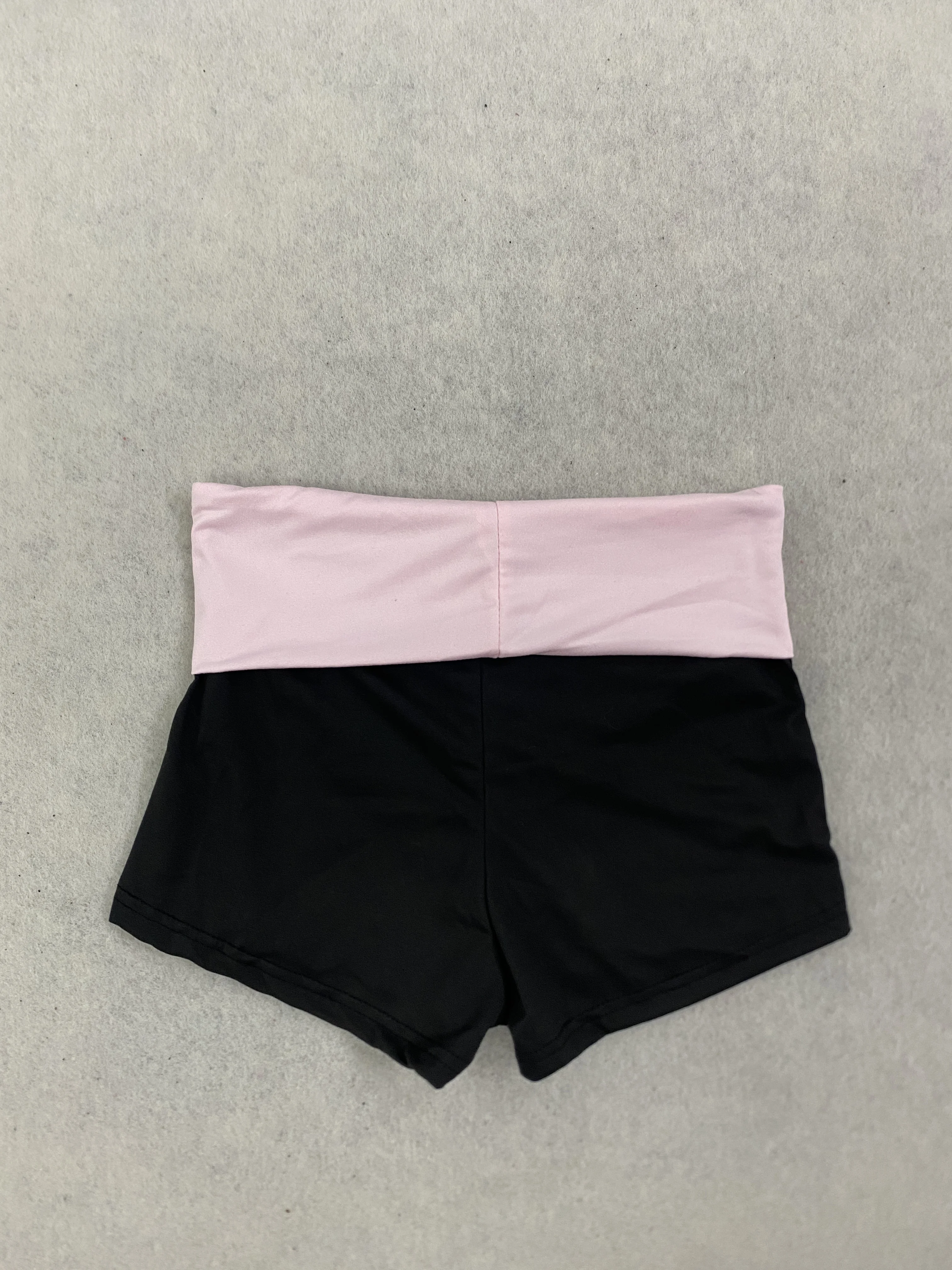 American Pure Desire Hot Girl Pink Black Splicing Anti Light Skirt Pants Women Summer High Waist Tight Hip hugging Bottom Shorts