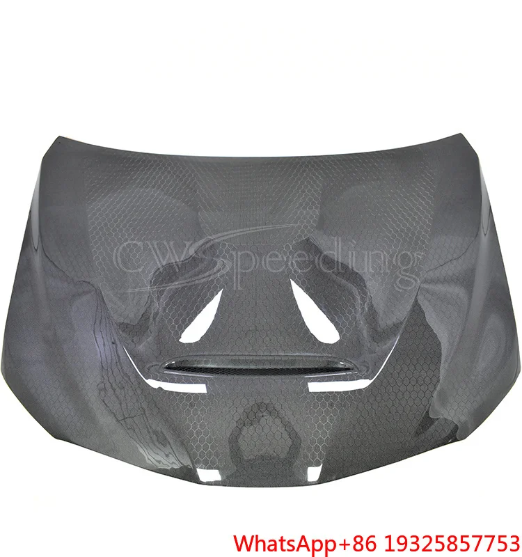 GTS Style Honeycomb Carbon Fiber Engine Hood Bonnet for 2018-2021  Camry XV70 Tuning Body Kit