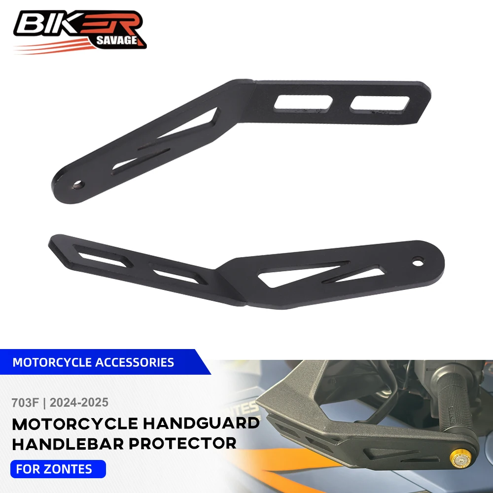 

For ZONTES 703F 2025 Motorcycle Handguard Protector Handlebar Bumper Protector Bracket Bar Steel End Hand Guards Protection 2024