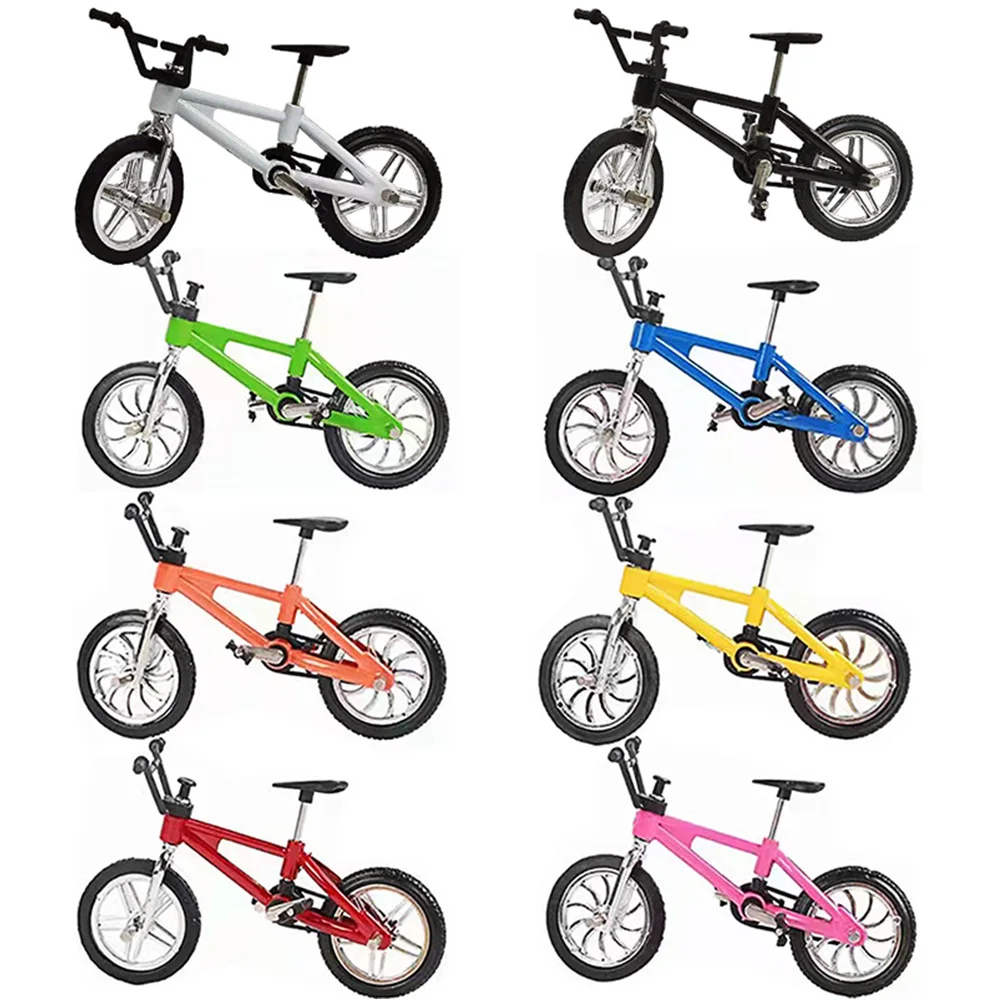 1/12 Doll House Accessories,Creative Simulation Mini Alloy Bicycle Model,Simulation House Model,Finger Bike