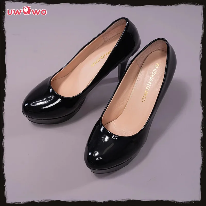 

CyUWOWO All-match Cosplay Shoes High Heels Syndra 2B Yorha Cosplay Shoes Footwear