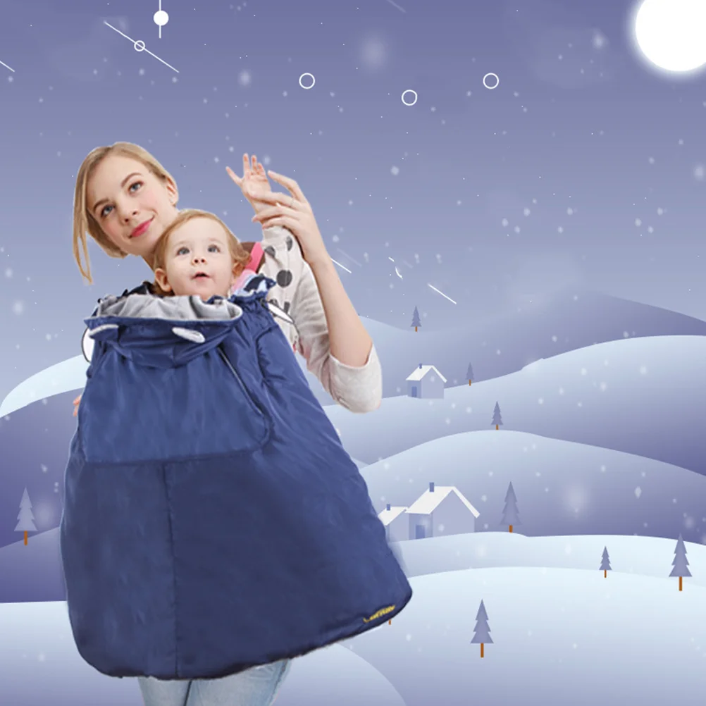 Baby Carrier Ergonomic Windproof Baby Strap Newborn Cloak Warm Cape Winter Mantle for Baby Newborn Windproof Cloak