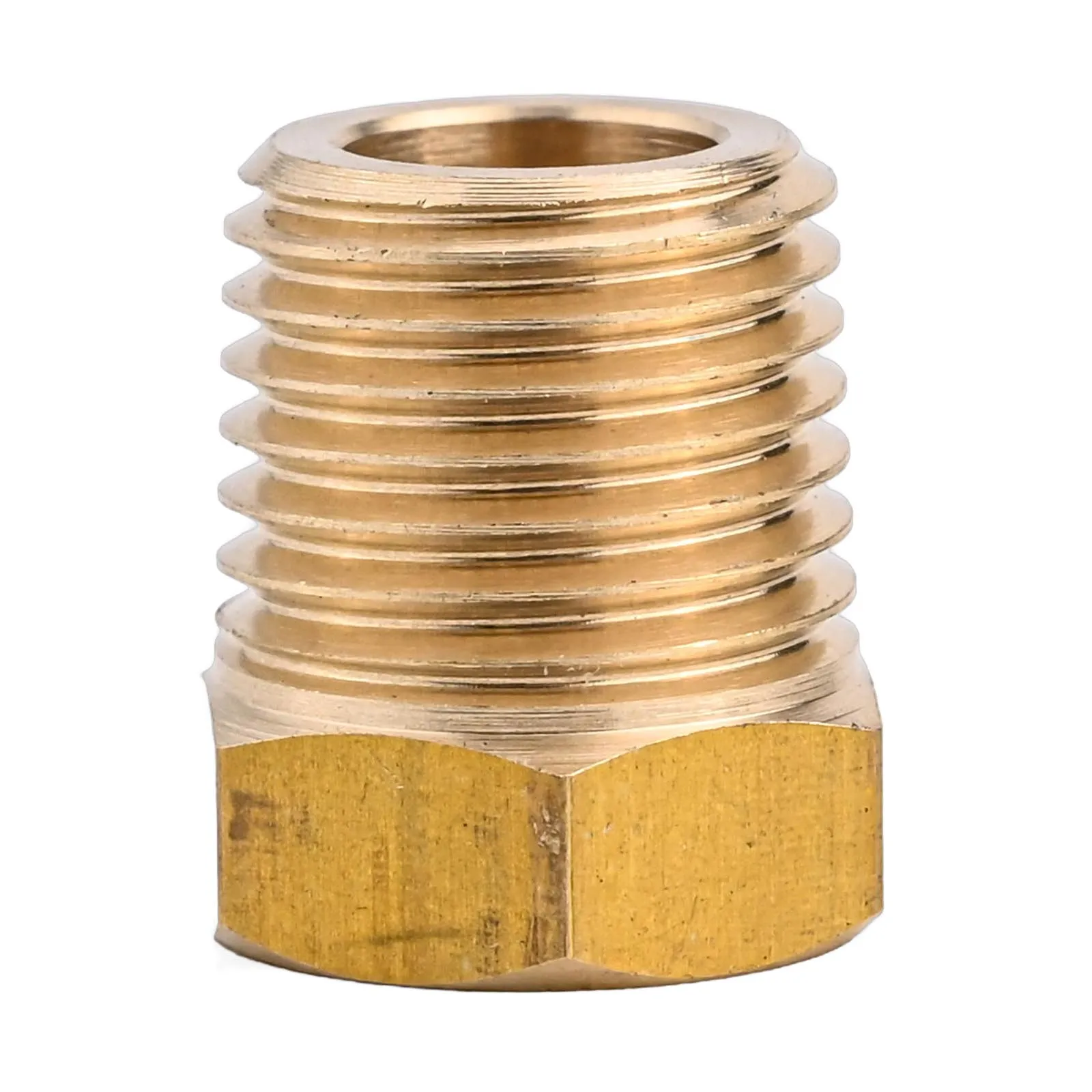 Brass 14 NPT Male To 18 NPT Female Pipe Reducer Adapter 1/4 NPT Male to 1/8 NPT Female Compact and Lightweight Design