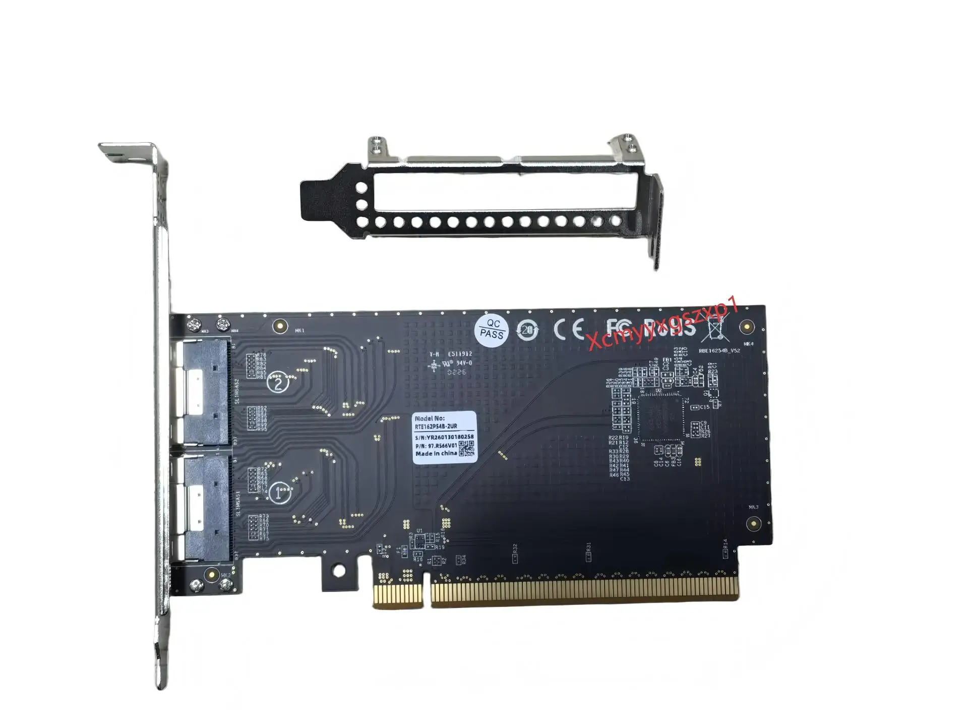 

1 шт. внешний адаптер PCI Express x16 на 2*SlimSAS 8i SFF-8654, PCI-E на U.2 Nvme