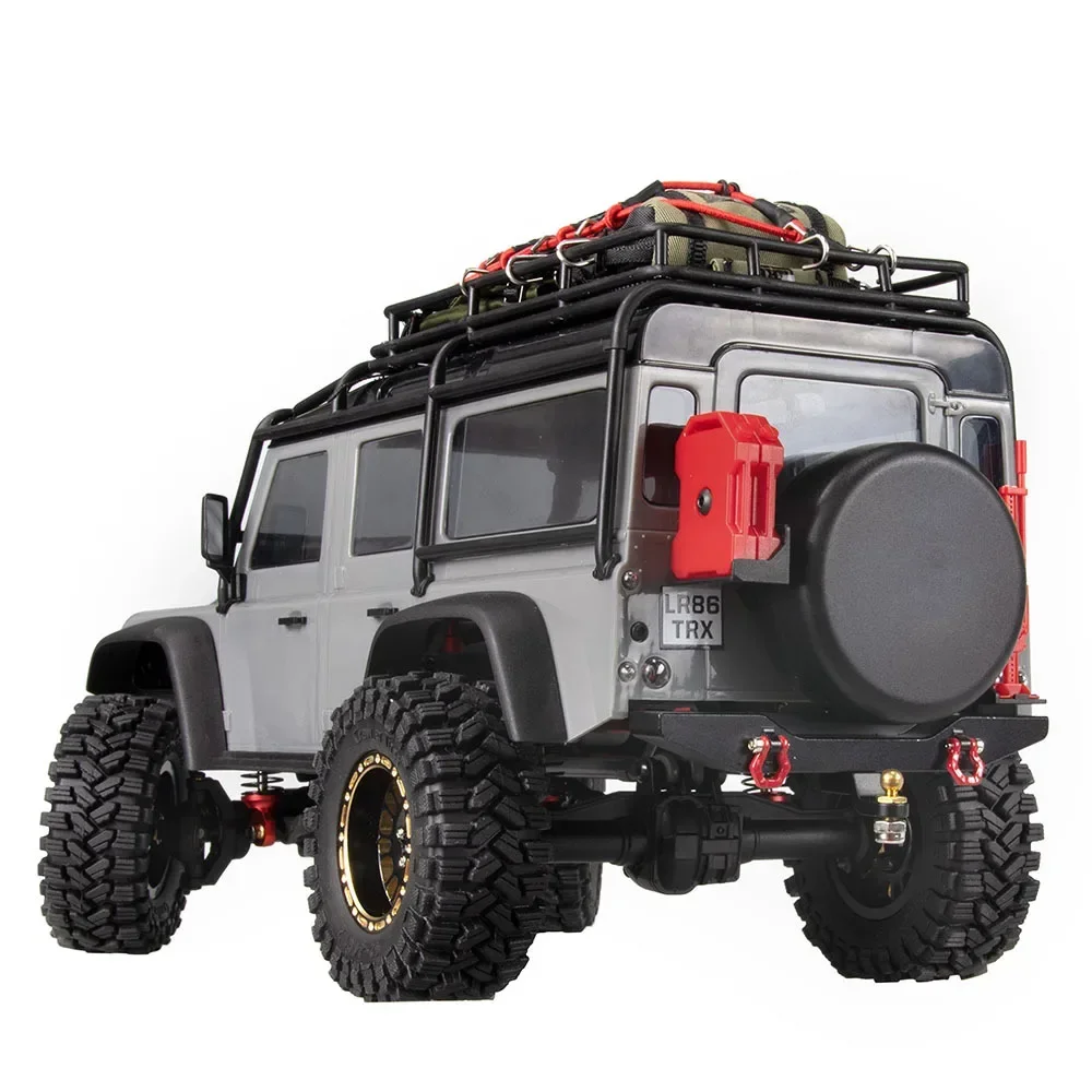 TRX4M Metal Front and Rear Bumper with Tow Hook for TRX4M Defender 1/18 RC Crawler Car Upgrade Parts Accessories