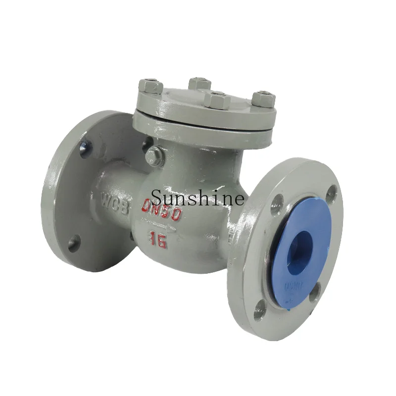 

H44H cast steel swing flange check valve one-way high pressure natural gas check valve dn65 100