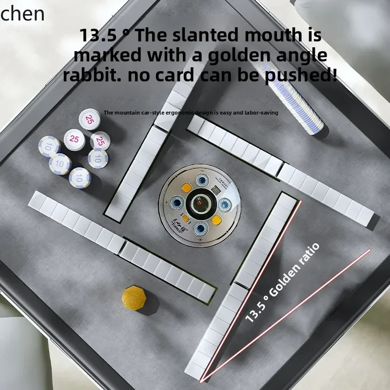 YFY mahjong silent folding chess and card room  mahjong table diagonal  card free  machine hemp