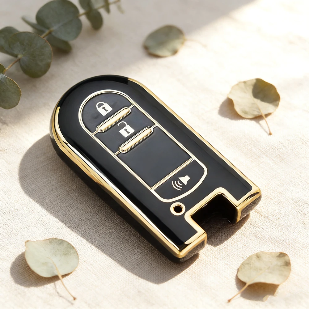 3 Buttons TPU Car Key Case for Toyota Perodua CROWN REIZ COROLLA Camry Car Keys Shell Covers Accessories