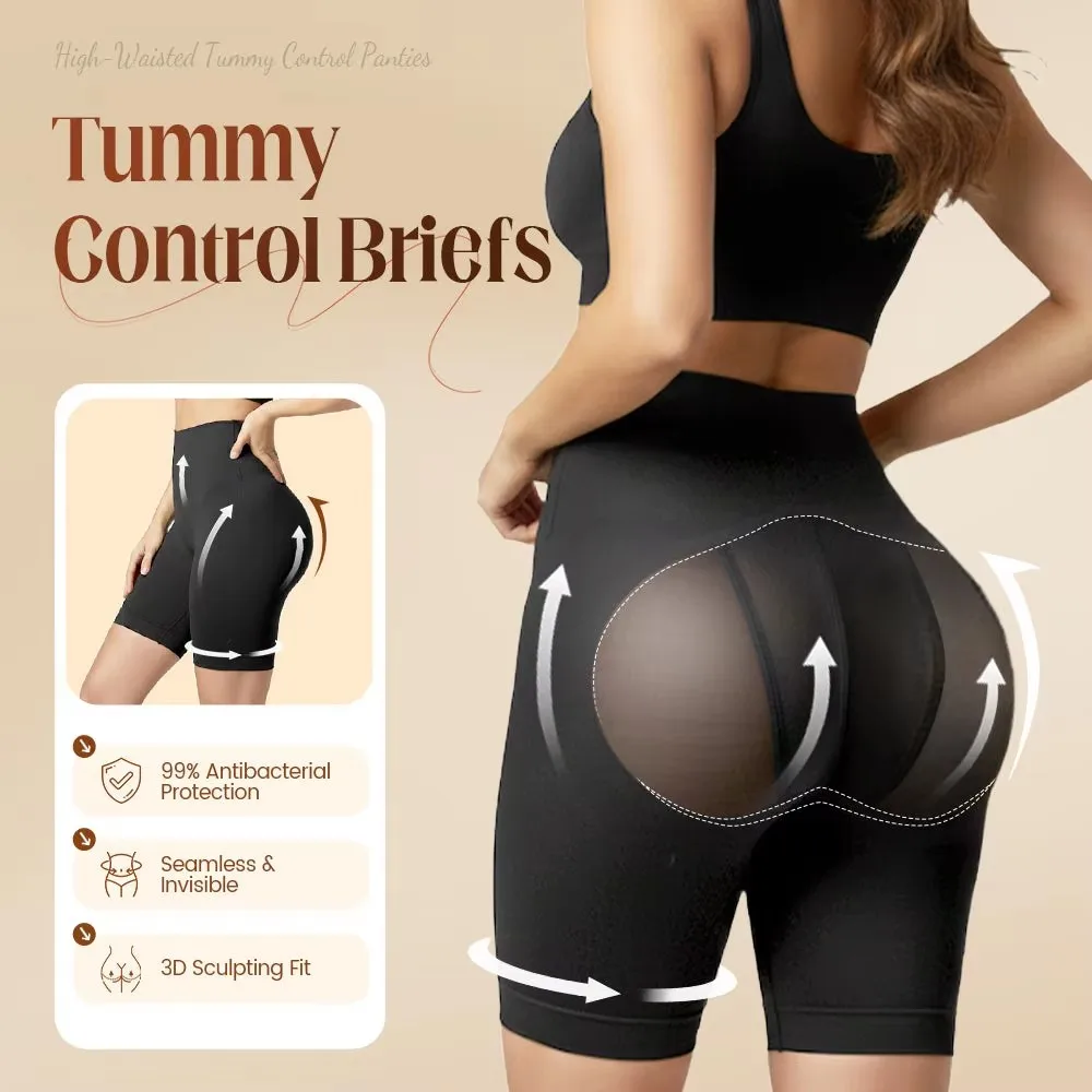 Magic High-waisted Shaping Pants Postpartum Recovery Body Shaper Pants Seamless Underwear Safety Butt Lifting