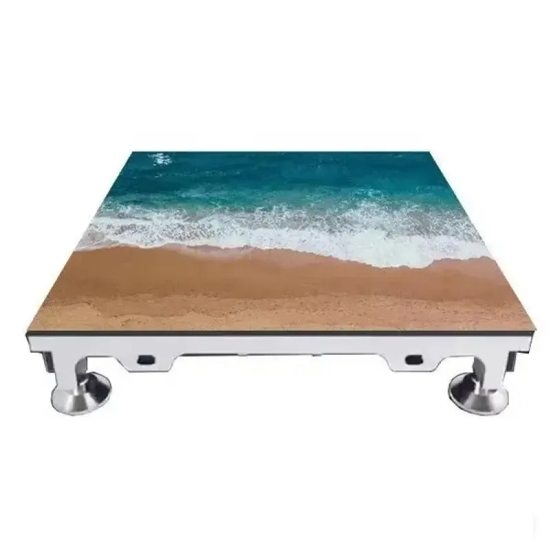 Interactive Indoor LED Display P3.91 Dancing Video Stage Floor Stand Digital Screen
