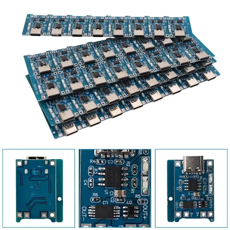 1A Lithium Battery Charger PCB Module Multiple Interfaces Stable Charging Efficiency For DIY Projects And Small Device Repairs