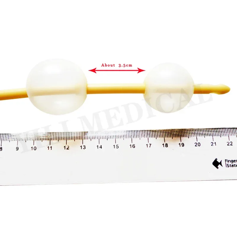 3-way double balloon latex catheter silicone coated sterile urethral catheter male catheter