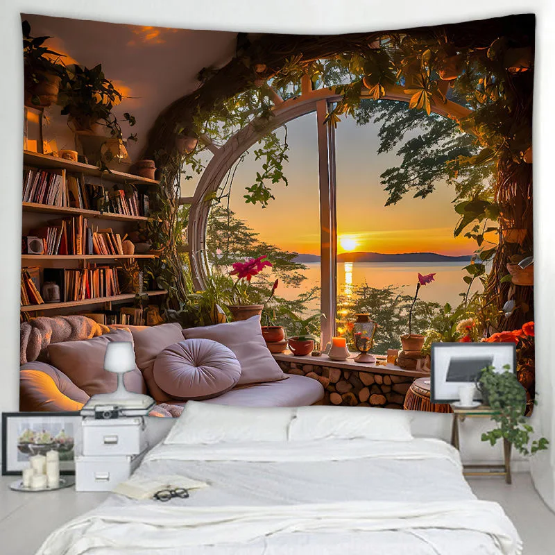 Room Background Cloth Decoration Ins Wind Bedside Arrangemen